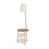 Lampe gueridon Josette Chêne Blanc
