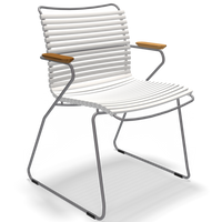 Chaise avec accoudoirs en bambou