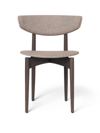 Herman Dining Chair - Upholstered - Main Line Flax - Dark Stained Beech/Coffee