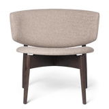 Herman Lounge Chair - Wood - Bouclé - Dark Stained Beech/Sand