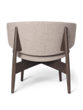 Herman Lounge Chair - Wood - Bouclé - Dark Stained Beech/Sand