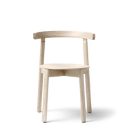 Chaise lunaire en chêne blanc