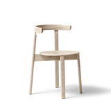 Chaise lunaire en chêne blanc