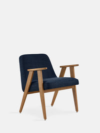 FAUTEUIL 366 – Bleu en Tissu Coco Indigo