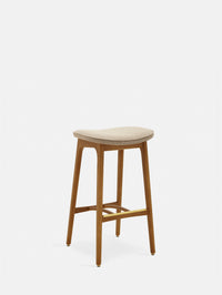 200-190 TABOURET DE BAR BASIC M/75 – Beige en Tissu Beige Coco