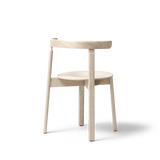 Chaise lunaire en chêne blanc