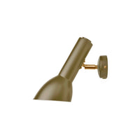Oblique Applique Murale Vert Olive/Laiton