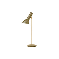 Oblique Lampe de Table Vert Olive/Laiton