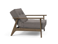 Fauteuil Frej en chêne fumé