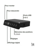 Bureau Assis Debout Électrique Bois Massif - ADVANCED LITE GO - Edition PREMIUM OAK_Copyright AUM WORLD_2024_02