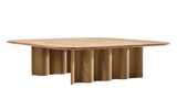 Table basse Curtain Couch (carré) - Chêne