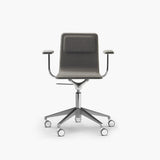 Chaise de bureau Laia Dossier standard avec bras piètement roulettes