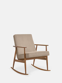 CHAISE À BASCULE FOX – Beige en tissu Cord Taupe