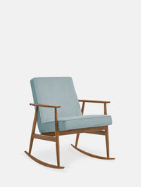 CHAISE À BASCULE FOX – Menthe en Tissu Cordon Menthe