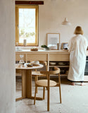 Table ronde Trefoil Ø75 -  Chêne