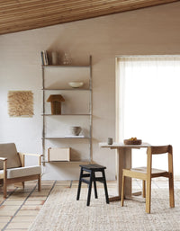 Table à quatre feuilles 68×68 - chêne blanc