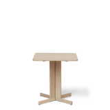 Table à quatre feuilles 68×68 - chêne blanc