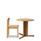 Table ronde Trefoil Ø75 -  Chêne