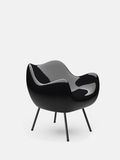 FAUTEUIL CLASSIQUE RM58 – Noir en Finition Brillante