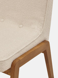 200-125 CHAISE VAR – Beige en Tissu Boucle Crème