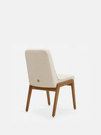 200-125 CHAISE VAR – Beige en Tissu Boucle Crème