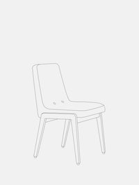 200-125 CHAISE VAR – Tissu Velours Jaune Brillant Moutarde