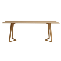 Table Twist  en chêne - 180 x 90