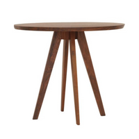 Table de diner Cena ronde  - Noyer américain - Ø90cm