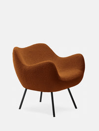 FAUTEUIL SOFT RM58 – Rouge en Tissu Boucle Sierra
