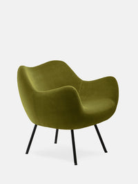 FAUTEUIL RM58 SOFT – Vert en Tissu Velours Olive