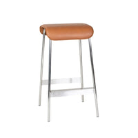 Tabouret de bar Nickel/Marron Avenue