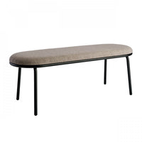 Banc Watson L120 - Banc en métal et tissu design