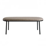 Banc Watson L120 - Banc en métal et tissu design