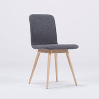 Chaise Ena chêne - feutre anthracite