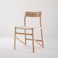 Chaise Fawn chêne - blanc