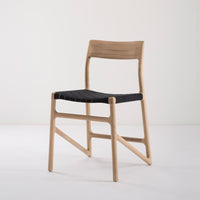 Chaise Fawn chêne - noir