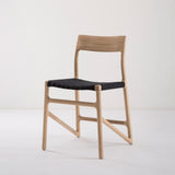 Chaise Fawn chêne - noir