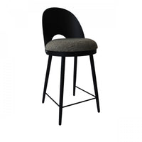 Chaise Lili cuisine - Chaise de bar en métal et tissu design