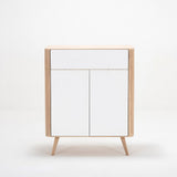 Commode 90 Ena chêne - blanc