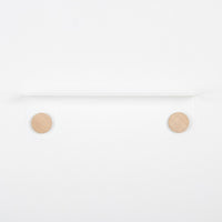 Etagère murale Hook chêne - blanc 50 cm