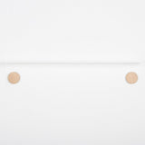 Etagère murale Hook chêne - blanc 70 cm