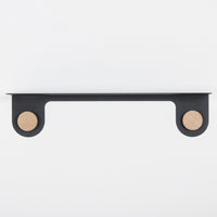 Etagère murale Hook chêne - noir 70 cm