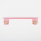 Etagère murale Hook chêne - rose 60 cm
