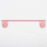 Etagère murale Hook chêne - rose 70 cm