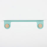 Etagère murale Hook chêne - vert 60 cm