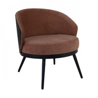 Fauteuil Lili Club - Fauteuil en métal et tissu design