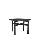 Fjord Table à manger Ronde Small Noir