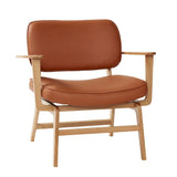 Fauteuil lounge Marron/Naturel Haze