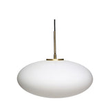 Muse Pendule Ellipse Blanc