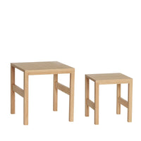 Table d’appoint Naturel (set de 2) Puzzle